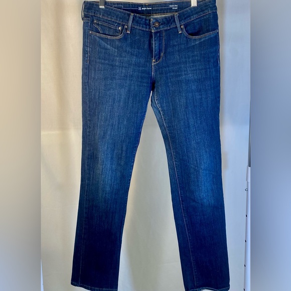 Levi's Jeans |Mid Rise Straight Jeans Slight Curve Women's Blue Denim size 31x32 - Picture 3 of 10